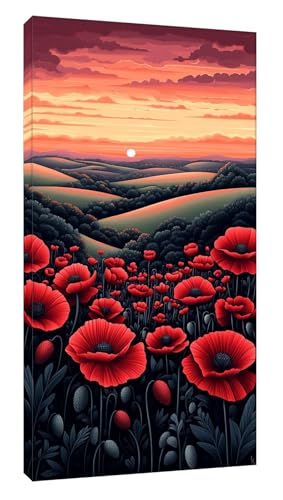 Diamond Painting Erwachsene Groß 100x200 cm Diamant Painting Bilder Sonnenuntergang Diamant Kunst Malerei Stickerei Set Kreuzstich Bilder Kinder, als Geschenke Neujahr und Home Wand Dekor Mohn t-470 Diamond Painting Erwachsene Groß 100x200 cm Diamant Painting Bilder Sonnenuntergang Diamant Kunst Malerei Stickerei Set Kreuzstich Bilder Kinder, als Geschenke Neujahr und Home Wand Dekor Mohn t-470 von Saweefog