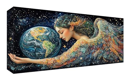 Diamond Painting Erwachsene Groß 40x80 cm Diamant Painting Bilder Engel Diamant Kunst Malerei Stickerei Set Kreuzstich Bilder Kinder, als Geschenke Weihnachten Neujahr und Home Wand Dekor Erde t-684 Diamond Painting Erwachsene Groß 40x80 cm Diamant Painting Bilder Engel Diamant Kunst Malerei Stickerei Set Kreuzstich Bilder Kinder, als Geschenke Weihnachten Neujahr und Home Wand Dekor Erde t-684 von Saweefog