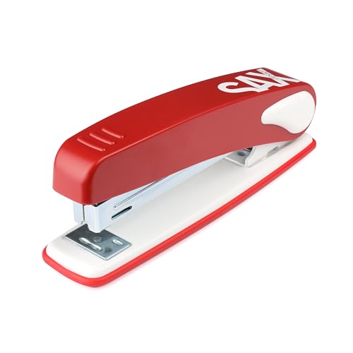 SAX 249 Metallhefter, bis zu 25 Blatt, Robust & Stilvoll, Bewährte Qualität, Ideal für Büro und Schule, Rot SAX 249 Metallhefter, bis zu 25 Blatt, Robust & Stilvoll, Bewährte Qualität, Ideal für Büro und Schule, Rot von Sax