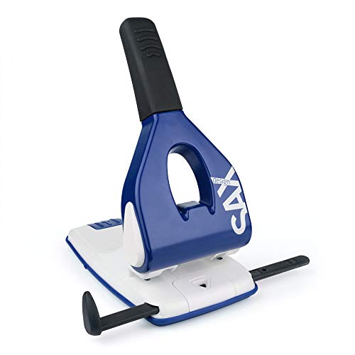 SAX 618 Kraftlocher/Starklocher | 65 Blatt | Mit Anschlagschiene (Blau) von Sax