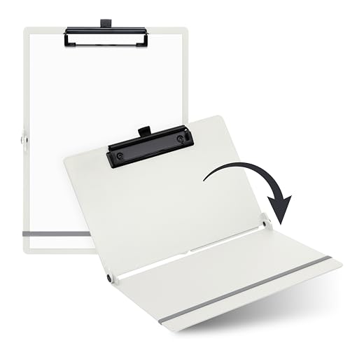 SAX Faltbares Klemmbrett, Kokos, Clipboard, A4 auf A5, hoch- und Querformat, ideal für Reisen und Business, für 30 Blatt, inkl. elastischem Verschlussband und Stiftschlaufe, langlebig & stoßfest SAX Faltbares Klemmbrett, Kokos, Clipboard, A4 auf A5, hoch- und Querformat, ideal für Reisen und Business, für 30 Blatt, inkl. elastischem Verschlussband und Stiftschlaufe, langlebig & stoßfest von Sax
