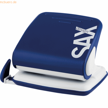 Sax Bürolocher 0-418-14 für 25 Blatt blau von Sax
