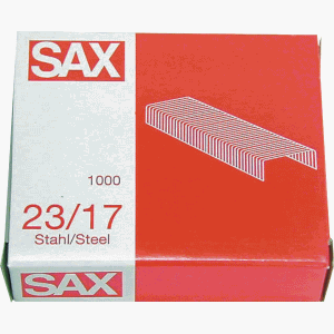 sax design 1-217-03 Sax Heftklammern 23/17 1000 St von Sax