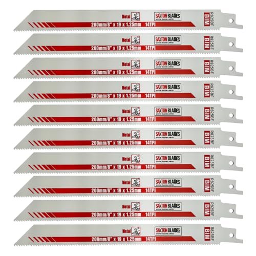 Saxton R825BF Säbelsägeblätter, 200 mm, für Bosch, Dewalt, Makita etc. von Saxton Blades