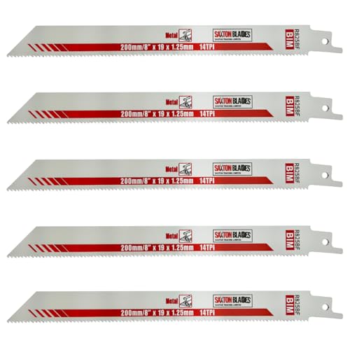 Saxton R825BF Säbelsägeblätter, 200 mm, für Bosch, Dewalt, Makita etc. von Saxton Blades