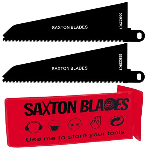 Saxton SSB229CT Klinge für Holz und Kunststoff, kompatibel mit Black und Decker Piranha Skorpionsägen, 2 Stück von Saxton Blades
