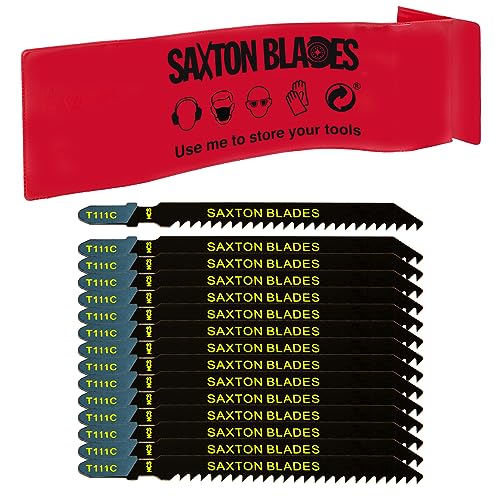 Saxton T111C Stichsägeblätter für Holz, für Bosch, Dewalt, Hitachi, Makita, Festool etc., 15 Stück von Saxton Blades