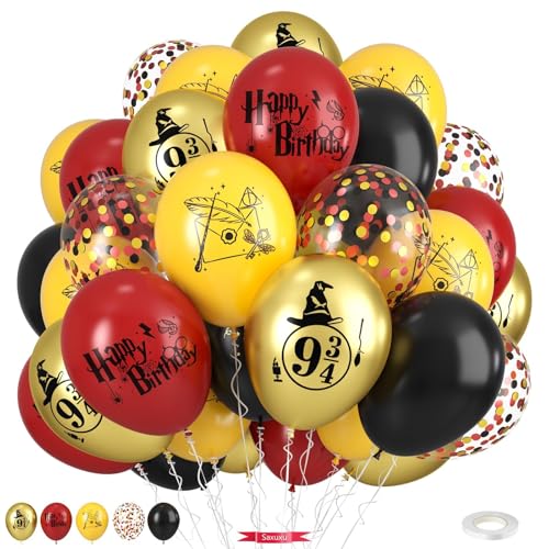 Schwarze burgunderrote Goldballons, 30,5 cm, Kastanienbraun, Gelb, Schwarz, Gold, Konfetti-Ballons für Kinder, Jungen, Mädchen, magisches Thema, Geburtstag, Party, Abschlussfeier, Babyparty Schwarze burgunderrote Goldballons, 30,5 cm, Kastanienbraun, Gelb, Schwarz, Gold, Konfetti-Ballons für Kinder, Jungen, Mädchen, magisches Thema, Geburtstag, Party, Abschlussfeier, Babyparty von Saxuxu