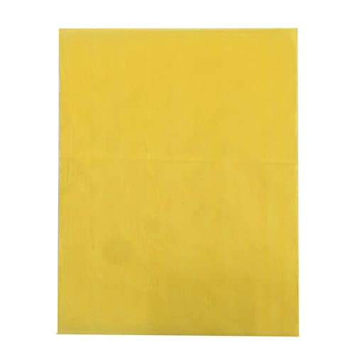 BWWNBY Carbon-Transferpapier, 100 Stück, Gelb (Farbe: Gelb) von Saycker