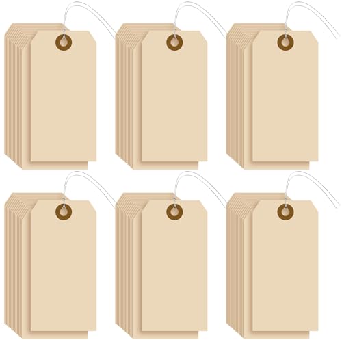 Sayglossy 1000 Stück leere Manila-Versandanhänger mit Draht, 7,5 x 4,5 cm, zum Aufhängen von Gepäck, Asset, Geschenketiketten Sayglossy 1000 Stück leere Manila-Versandanhänger mit Draht, 7,5 x 4,5 cm, zum Aufhängen von Gepäck, Asset, Geschenketiketten von Sayglossy