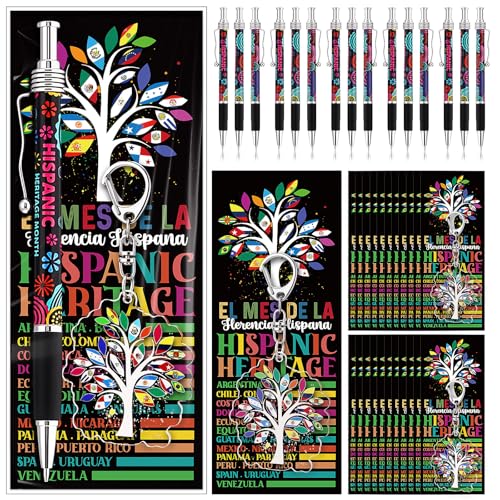 Sayglossy 20 Sets Hispanic Heritage Monatsgeschenke Bulk enthalten Hispanic Heritage Kugelschreiber, Lesezeichen und Schlüsselanhänger für lateinamerikanische Nationalspanische Partygeschenke Sayglossy 20 Sets Hispanic Heritage Monatsgeschenke Bulk enthalten Hispanic Heritage Kugelschreiber, Lesezeichen und Schlüsselanhänger für lateinamerikanische Nationalspanische Partygeschenke von Sayglossy