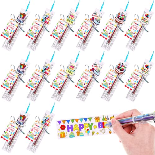 Sayglossy 24-teiliges Set mit niedlichem Schreibwaren-Set für Geburtstagspartys, inklusive 6-in-1-Kugelschreiber, zum Ausmalen Ihres eigenen Lesezeichens und Stift-Clips, für Geburtstagspartys, Preise Sayglossy 24-teiliges Set mit niedlichem Schreibwaren-Set für Geburtstagspartys, inklusive 6-in-1-Kugelschreiber, zum Ausmalen Ihres eigenen Lesezeichens und Stift-Clips, für Geburtstagspartys, Preise von Sayglossy