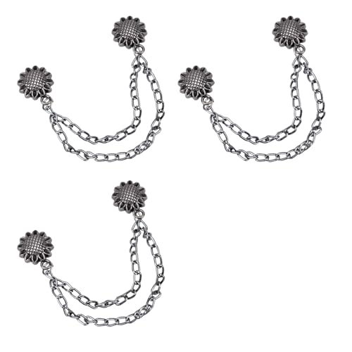 3 PCs Multifunktionale Kleidungsklammern Verstellbare Magnetnadeln Blüten Magnete Schnallen Magnetklammern Mit Kettenblüten Schnallen Mit Kettenkleidungsstiften 3 PCs Multifunktionale Kleidungsklammern Verstellbare Magnetnadeln Blüten Magnete Schnallen Magnetklammern Mit Kettenblüten Schnallen Mit Kettenkleidungsstiften von Sbshiouu