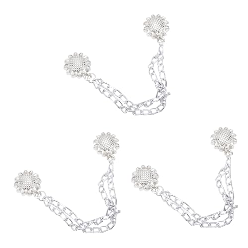 3 PCs Multifunktionale Kleidungsklammern Verstellbare Magnetnadeln Blüten Magnete Schnallen Magnetklammern Mit Kettenblüten Schnallen Mit Kettenkleidungsstiften 3 PCs Multifunktionale Kleidungsklammern Verstellbare Magnetnadeln Blüten Magnete Schnallen Magnetklammern Mit Kettenblüten Schnallen Mit Kettenkleidungsstiften von Sbshiouu