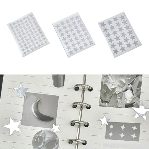 Metallic Star Sticker Klebstoff Dekorativ von Sbshiouu