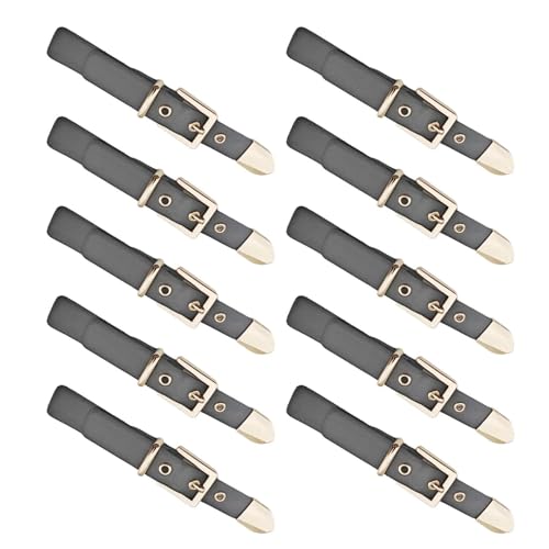 Sbshiouu 10 Stück Metall-Verschlüsse, Ersatz-Verschlüsse, PU-Leder, zum Aufnähen, Nähzubehör für Mantel, Kleidung von Sbshiouu