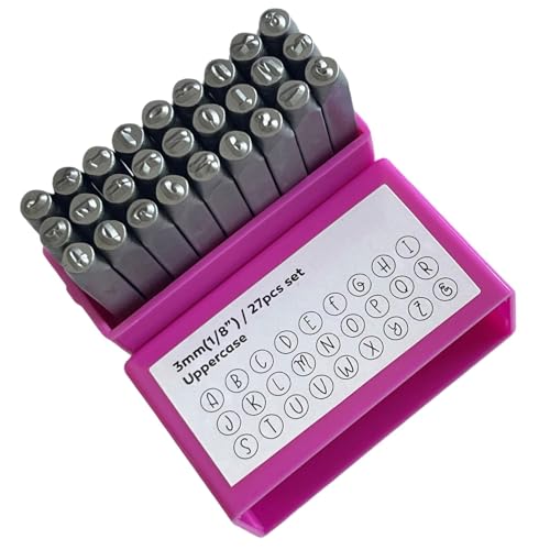 Sbshiouu 3 Mm Buchstabe Number Punches Metall Leder Stamper Prägewerkzeug Lederstempelwerkzeug Für Schmuckverbindungen Gravur Stamper Für Lederarbeiten Sbshiouu 3 Mm Buchstabe Number Punches Metall Leder Stamper Prägewerkzeug Lederstempelwerkzeug Für Schmuckverbindungen Gravur Stamper Für Lederarbeiten von Sbshiouu