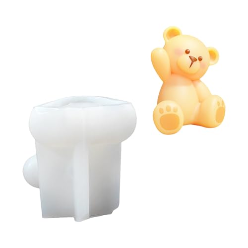 Sbshiouu 3D-Bär-Kerzenformen, Gießformen, Silikonform, Ornament, Kerzenherstellung, Epoxidharz, Backformen Sbshiouu 3D-Bär-Kerzenformen, Gießformen, Silikonform, Ornament, Kerzenherstellung, Epoxidharz, Backformen von Sbshiouu