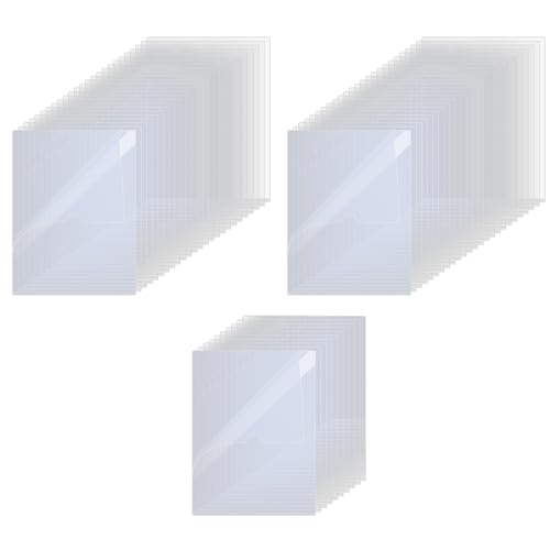 Sbshiouu 60 transparente Dokumentenmappen, hohe Sichtbarkeit, stabil und wasserabweisend, Dokumentenhalter für Büro oder Schule Sbshiouu 60 transparente Dokumentenmappen, hohe Sichtbarkeit, stabil und wasserabweisend, Dokumentenhalter für Büro oder Schule von Sbshiouu