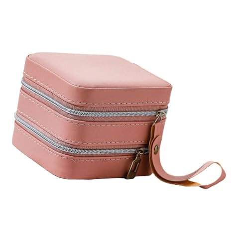 Sbshiouu Einzigartige Schmuckschatulle aus PU-Leder für Reisen, Mini-Schmucketui, tragbarer Reise-Organizer für kleine und kleine Sbshiouu Einzigartige Schmuckschatulle aus PU-Leder für Reisen, Mini-Schmucketui, tragbarer Reise-Organizer für kleine und kleine von Sbshiouu