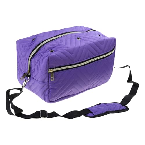 Sbshiouu Häkeltasche Stricktasche Häkeln Handwerk Projekt Tasche Reise Garn Organizer Tasche zum Häkeln Muster Garn Haken von Sbshiouu