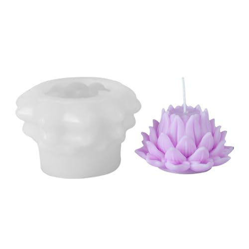 Sbshiouu Silikon-Kerzenformen mit Blumenmotiv für Epoxidharz, handgefertigte Kerzen, Seife, Fondant, Süßigkeiten, Kuchen, Schokolade Sbshiouu Silikon-Kerzenformen mit Blumenmotiv für Epoxidharz, handgefertigte Kerzen, Seife, Fondant, Süßigkeiten, Kuchen, Schokolade von Sbshiouu
