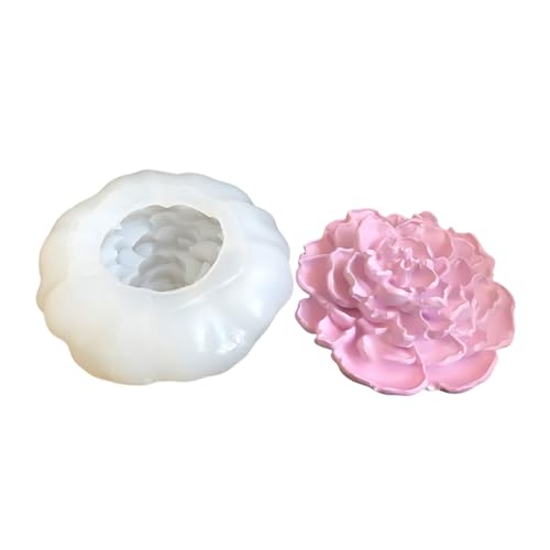 Sbshiouu Silikon-Kerzenformen mit Blumenmotiv für Epoxidharz, handgefertigte Kerzen, Seife, Fondant, Süßigkeiten, Kuchen, Schokolade Sbshiouu Silikon-Kerzenformen mit Blumenmotiv für Epoxidharz, handgefertigte Kerzen, Seife, Fondant, Süßigkeiten, Kuchen, Schokolade von Sbshiouu