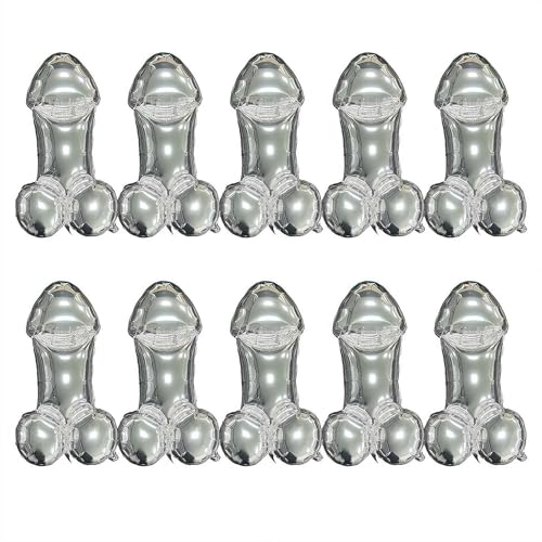 10 schillernde Luftballons für Junggesellinnenabschiede, Brautballons, Junggesellinnenabschied, einzigartige Brautparty-Dekoration, lustiges Gag-Geschenk für Junggesellinnenabschied und Verlobung von Sbyzm