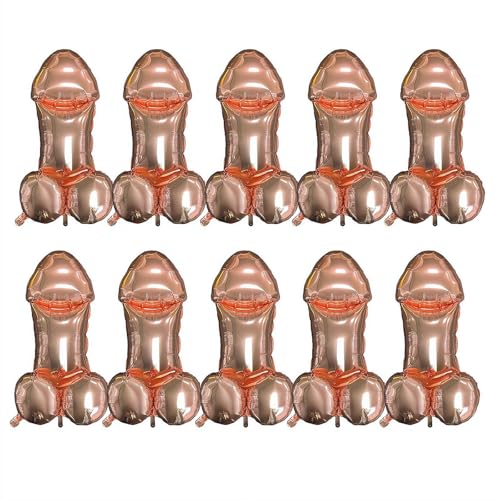 10 schillernde Luftballons für Junggesellinnenabschiede, Brautballons, Junggesellinnenabschied, einzigartige Brautparty-Dekoration, lustiges Gag-Geschenk für Junggesellinnenabschied und Verlobung von Sbyzm