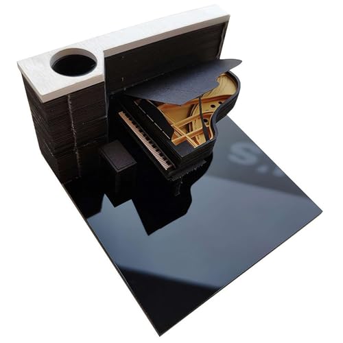 Sbyzm Time Piece Kalender, 2025 Neuer 3D-Notizblock, kreativer Schreibtischkalender, DIY-Notizblock, Abreißkalender, Papierschnitzerei, Geschenke, Raumdekoration, Desktop-Dekoration für Sbyzm Time Piece Kalender, 2025 Neuer 3D-Notizblock, kreativer Schreibtischkalender, DIY-Notizblock, Abreißkalender, Papierschnitzerei, Geschenke, Raumdekoration, Desktop-Dekoration für von Sbyzm