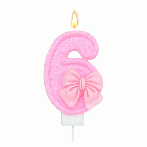 Scentoria Geburtstagskerzen Zahlen, Kerzen 6 Geburtstag Rosa mit Schleife, Geburtstagskerzen, KerzenGeburtstag, Geburtstag Kerzen Rosa für Kinder, Mädchen, Geburtstagsdeko, Geburtstag Party, Jubiläum Scentoria Geburtstagskerzen Zahlen, Kerzen 6 Geburtstag Rosa mit Schleife, Geburtstagskerzen, KerzenGeburtstag, Geburtstag Kerzen Rosa für Kinder, Mädchen, Geburtstagsdeko, Geburtstag Party, Jubiläum von Scentoria