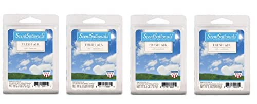 Scentsationals Fresh Air Wachswürfel, duftend, 70 ml, 4 Stück von Scentsationals
