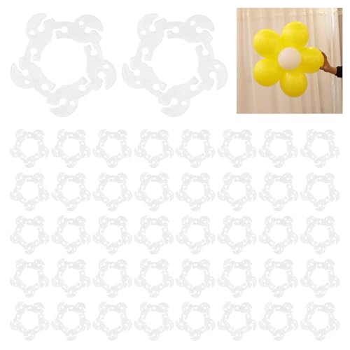 Scettar 100 Stück Ballon Clip Halter, Wiederverwendbare Ballonverschlüsse, Luftballon Bogen Ballon Girlande Anschluss für Party, Hochzeit, Geburtstag Scettar 100 Stück Ballon Clip Halter, Wiederverwendbare Ballonverschlüsse, Luftballon Bogen Ballon Girlande Anschluss für Party, Hochzeit, Geburtstag von Scettar