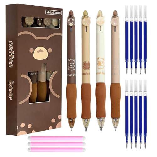 Scettar Radierbarer Kugelschreiber 0.5mm Erasable Pen Set Tintenroller Radierbar Radierbarer Gelschreiber Set Lieferung mit Gummi und Ersatzkern für Kinder, Studenten, Büro Scettar Radierbarer Kugelschreiber 0.5mm Erasable Pen Set Tintenroller Radierbar Radierbarer Gelschreiber Set Lieferung mit Gummi und Ersatzkern für Kinder, Studenten, Büro von Scettar