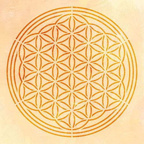 Schablone Blume des Lebens (60 cm x 60 cm) von Schablono