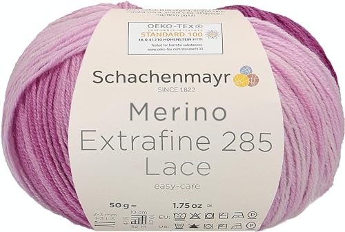 Schachenmayr Merino Extrafine 285 Lace, 50G Orchid Handstrickgarne von Schachenmayr since 1822