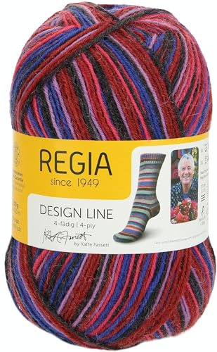 Regia Schachenmayr Design Line 4-Fädig, 100G Smolder Color Handstrickgarne von Regia
