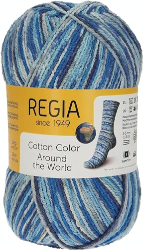 Schachenmayr Regia Cotton Color, 100G helsinki color Handstrickgarne von Regia