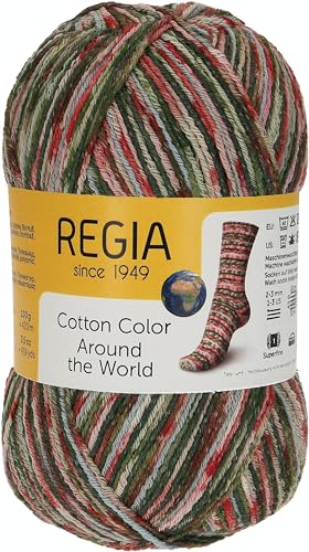 Regia Schachenmayr Cotton Color, 100G Black Forest Color Handstrickgarne von Regia