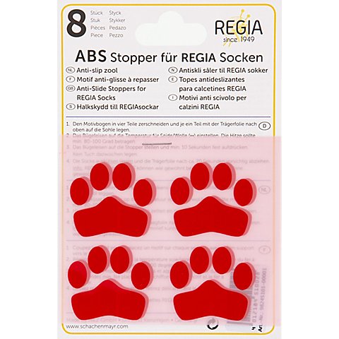 Regia ABS-Sockenstopper, rot von Schachenmayr Regia