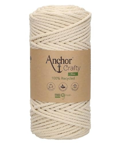 Anchor Crafty Fine ca. 65 m 00105 natural 250g von Schachenmayr since 1822