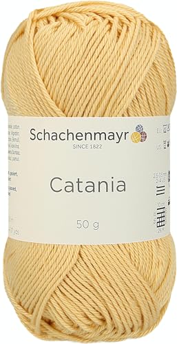 Schachenmayr 9801210-00206 Handstrickgarn, 100% Baumwolle, honig, 11,5 x 5,2 x 6 cm, 50 Schachenmayr 9801210-00206 Handstrickgarn, 100% Baumwolle, honig, 11,5 x 5,2 x 6 cm, 50 von Schachenmayr since 1822