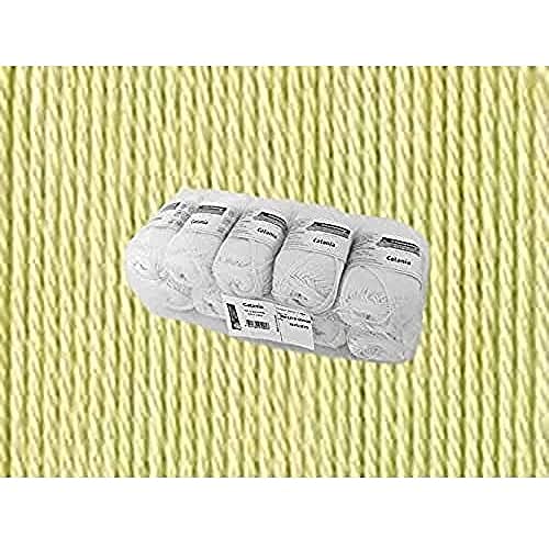 Schachenmayr 9801210-00392 Strickgarn aus Baumwolle, Cotton, gelb-grün, 11,5 cm Länge x 5,2 cm Breite x 6 cm Höhe Schachenmayr 9801210-00392 Strickgarn aus Baumwolle, Cotton, gelb-grün, 11,5 cm Länge x 5,2 cm Breite x 6 cm Höhe von Schachenmayr since 1822