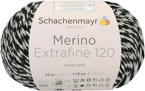 Schachenmayr 9807552-00200 Handstrickgarn, 100% Schurwolle, Marmor, onesize, 120 Meter Schachenmayr 9807552-00200 Handstrickgarn, 100% Schurwolle, Marmor, onesize, 120 Meter von Schachenmayr since 1822