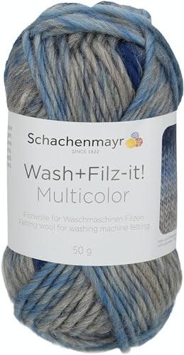 Schachenmayr 9812943-00262 Filzgarne, 100% Schurwolle, Denim multicolor, onesize Schachenmayr 9812943-00262 Filzgarne, 100% Schurwolle, Denim multicolor, onesize von Schachenmayr since 1822
