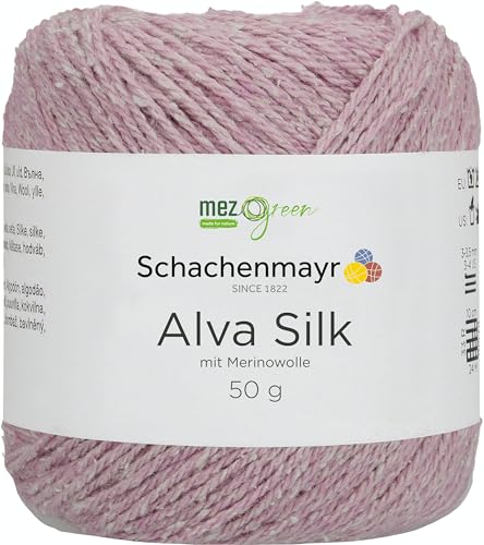 Schachenmayr Alva Silk, 50G rosé Handstrickgarne von Schachenmayr since 1822