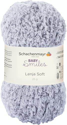 Schachenmayr Baby Smiles Lenja Soft 9807560-01090 grau Handstrickgarn, Häkelgarn, Babygarn von Schachenmayr
