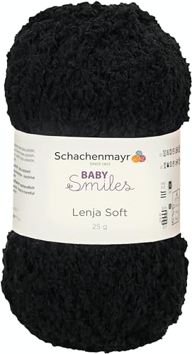 Schachenmayr Baby Smiles Lenja Soft 9807560-01099 schwarz Handstrickgarn, Häkelgarn, Babygarn Schachenmayr Baby Smiles Lenja Soft 9807560-01099 schwarz Handstrickgarn, Häkelgarn, Babygarn von Schachenmayr since 1822