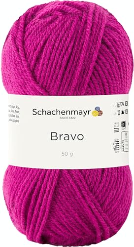 Schachenmayr Bravo, 50G Himbeere Handstrickgarne von Schachenmayr since 1822