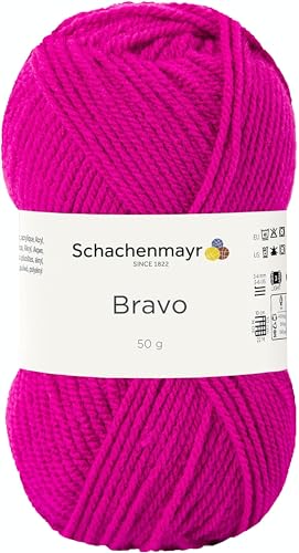 Schachenmayr Bravo, 50G power pink Handstrickgarne von Schachenmayr since 1822